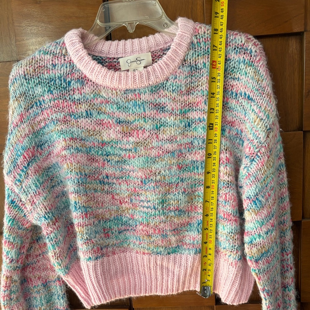🌸 Multicolor Cropped Sweater - Picture 3 of 6